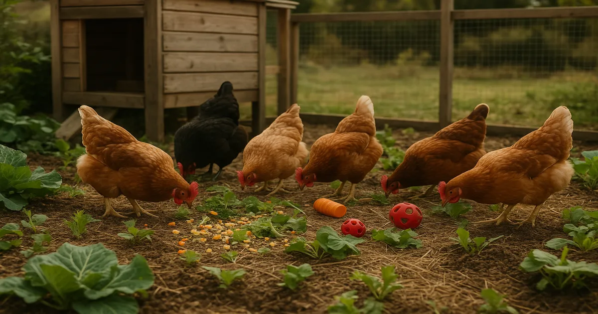 How to Keep Chickens from Getting Bored: 12 Proven Tips