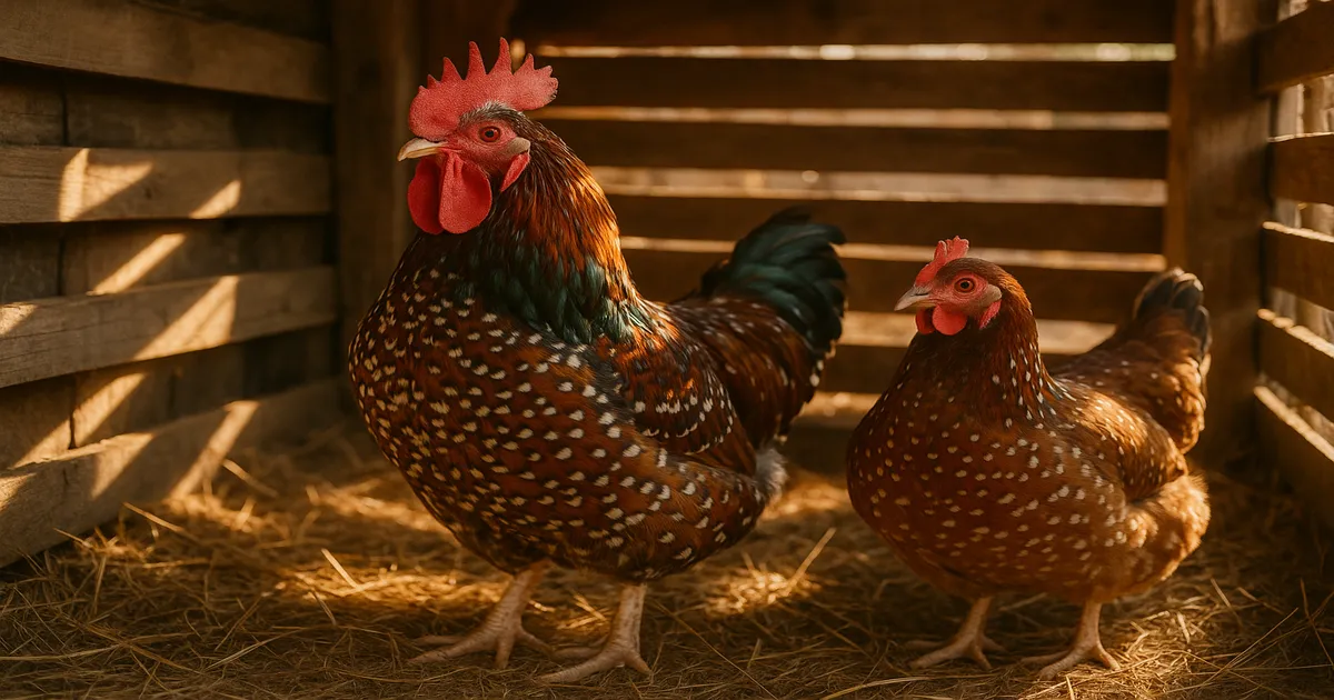 Speckled Sussex Rooster vs Hen: Key Differences